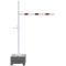 Mobile height limiter | cross tube length: 2000 mm | for padlock